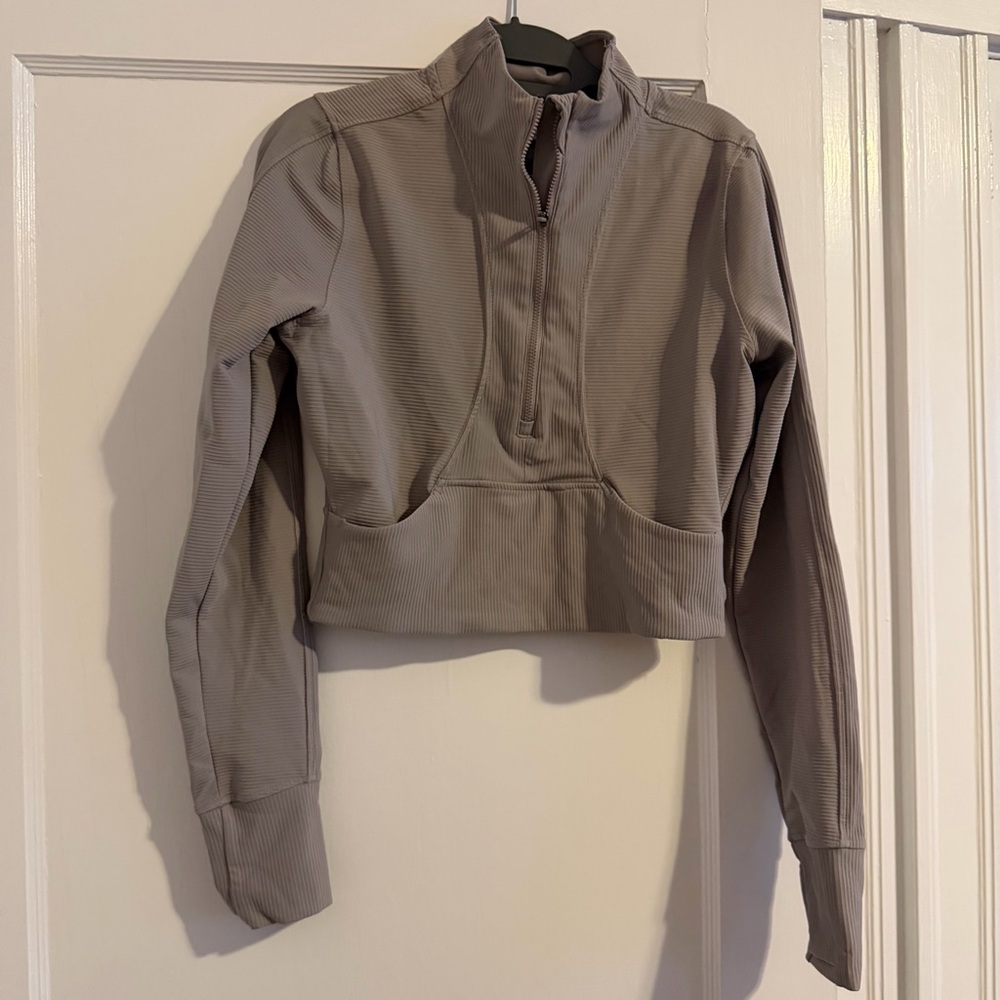 90 Degree By Reflex Ribbed Top - Taupe